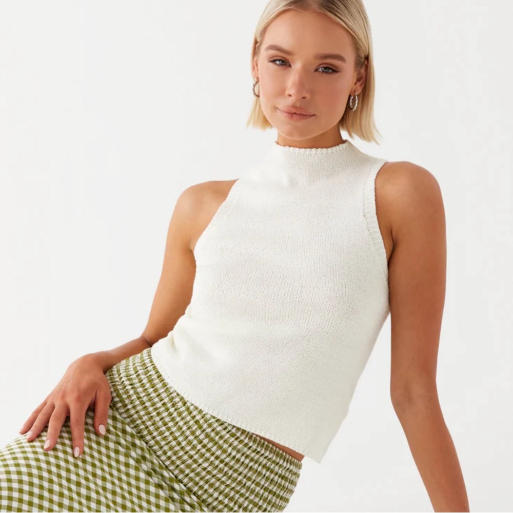 Peppermayo Cream Knit Top